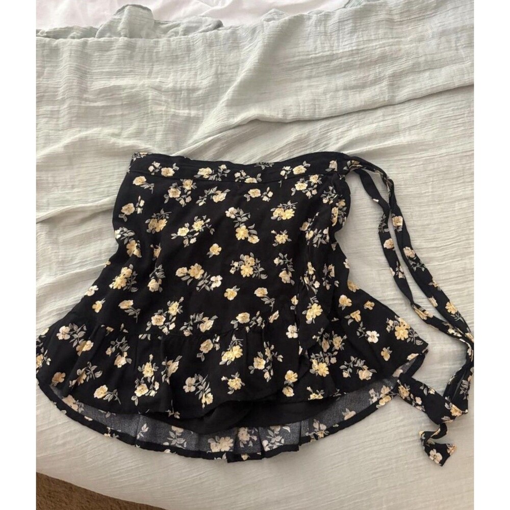 Yellow Floral Hollister Skirt